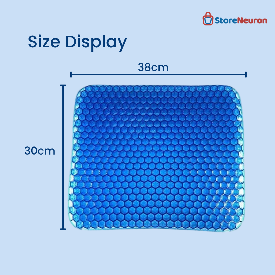NeuroCushion™ Gel Ultimate Comfort Seat Cushion: Best For Home, Office & Car seats